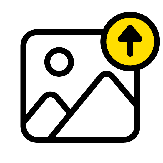 写真をアップロード 